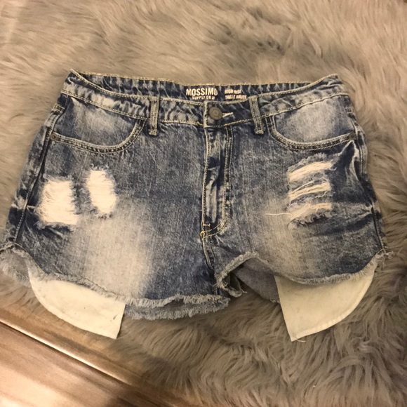 Denim Cut-Off Shorts - Picture 1 of 4